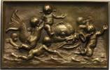 Kunstmedaillen Bronzegussplakette ohne Signatur -