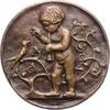 Kunstmedaillen Einseitige Bronzegussmedaille ohne Signatur -