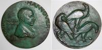 Judaica Bronzegussmedaille Hannover, Emil 1864 Kopenhagen, +1923, dänischer Kunsthistoriker. -