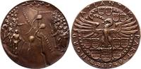 Luft- und Raumfahrt Bronzegussmedaille -