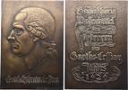 Kunstmedaillen Bronzegussplakette Bosselt, Rudolf -