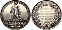Emden-Stadt Versilberte Bronzemedaille 1888 Kl. Kratzer, EF