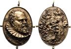 Kunstmedaillen Hochovale Bronzegussmedaille Scharff, Anton -