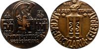 Universitäten und Schulen Bronzegussmedaille Oslo -
