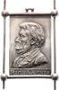 Musiker Einseitige, versilberte Bronzeblechplakette Wagner, Richard *1813 Leipzig, +1883 Venedig. -