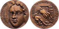 Musiker Bronzemedaille Couperin, Francois (le grand) *1668 Paris, +1733 Paris, einer der bedeutendsten Klavierkomponisten seiner Zeit, beeinflusste J.S -