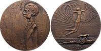 Münchener Medailleure Bronzegussmedaille Eckart, Lissy -
