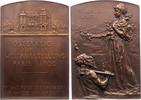 Weltausstellungen Bronzeplakette Paris. Frankreich -