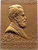 Musiker Einseitige Bronzeplakette Weinberger, Charles (Karl Rudolf) *1861 Wien, Professor, Komponist und Kapellmeister. -
