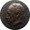 Münchener Medailleure Einseitige bronzierte Weißmetallmedaille 1 Goetz, Karl -