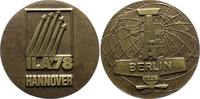 Luft- und Raumfahrt Bronzegussmedaille -