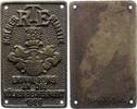 Köln, Stadt Bronzeplakette -