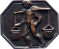 Kunstmedaillen Einseitige Bronzegussplakette Unbekannter Künstler -