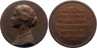 Ungarn-Personen Bronzegussmedaille Hudec, Gisela, Gattin des ungarisch-slowakischen Architekten, László Hudec. -