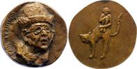 Kunstmedaillen Bronzegussmedaille Quérolle, Madeleine-Pierre -