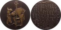 Landwirtschaft Bronzemedaille Allgemein Etui (Deckel beschädigt). CH UNC