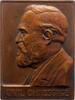 Personenmedaillen Einseitige Bronzeplakette Ohnesorge, Carl. -