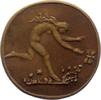 Münchener Medailleure Einseitige Bronzegussmedaille Eckart, Lissy -