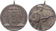 Württemberg-Stuttgart, Stadtteil Münster a. Neckar Tragbare, versilberte Bronzemedaille -