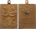 Haus Habsburg Tragbare Bronzeplakette Franz Joseph I. 1848-1916. -