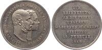 Braunschweig-Calenberg-Hannover Silbermedaille Georg V. 1851-1866. -