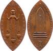 Münchener Medailleure Spitzovale Bronzemedaille Wadere, Heinrich -