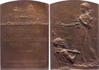 Weltausstellungen Bronzeplakette Paris. Frankreich -