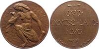 Luft- und Raumfahrt Bronzegussmedaille -