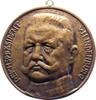 Personenmedaillen Einseitige Bronzegussmedaille Hindenburg, Paul von Beneckendorff und von *2.10.1847 Posen, +2.8.1934 Neudeck, Generalfeldmarschall und Reichspräsident. -