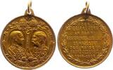 Haus Habsburg vergoldete Bronzemedaille Franz Joseph I. 1848-1916. -