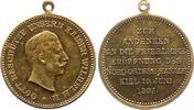 Schleswig-Nord-Ostsee-Kanal Tragbare Bronzemedaille Eröffnungsfeier 1895. -