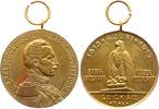 Brandenburg-Preußen vergoldete Bronzemedaille 1913 Wilhelm II. 1888-1918. Mattiert. Winziger Randfehler, fleckige Vorderseit