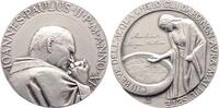Italien-Kirchenstaat Silbermedaille 1989 Johannes Paul II. 1978-2005. Mattiert. CH UNC