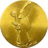 Münchener Medailleure Einseitige, vergoldete Bronzemedaille Gies, Ludwig -