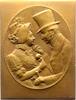 Kunstmedaillen Bronzeplakette Prinz, Josef -