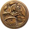 Kunstmedaillen Einseitige Bronzegussmedaille Reuter, Wolfgang -