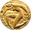 Kunstmedaillen vergoldete Bronzemedaille Renner, Kálmán -