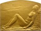 Kunstmedaillen Einseitige Bronzeplakette Schwartz, Stefan -