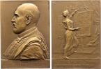 Medicina in nummis Bronzeplakette Duplay, Simon *1836, +1924 Paris, französischer Professor der Chirurgie in Paris. -