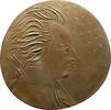 Kunstmedaillen einseitige Bronzegussmedaille Burgeff, Hans Karl -