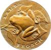 Kunstmedaillen Einseitige Bronzegussmedaille Bergmann, Gertrude -