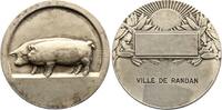 Tiere Versilberte Bronzemedaille Schweine -