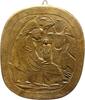 Münchener Medailleure Einseitige Bronzehohlgussplakette Gies, Ludwig -