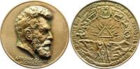 Personenmedaillen Bronzegussmedaille Glahn, A. Frank +1865 Linden bei Hannover, +1941 Hollenstedt, deutscher Astrologe, Schöpfer des deutschen Tarot. -