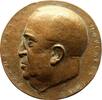Sachsen-Leipzig, Stadt Einseitige Bronzegussmedaille Medaillen von Bruno Eyermann. -