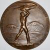 Luft- und Raumfahrt Große einseitige Bronzegussmedaille 1 -