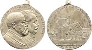 Nürnberg-Stadt Tragbare, versilberte Bronzemedaille 1911 Mattiert. Kl. Randfehler, leicht fleckig, UNC-