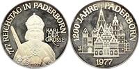Paderborn-Stadt  Silbermedaille 1977 Polierte Platte