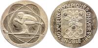 Olympiade Silbermedaille Olympische Winterspiele Grenoble 1968 -
