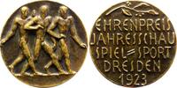 Bronzegussmedaille 1923 Sachsen-Dresden, Stadt  Vorzüglich